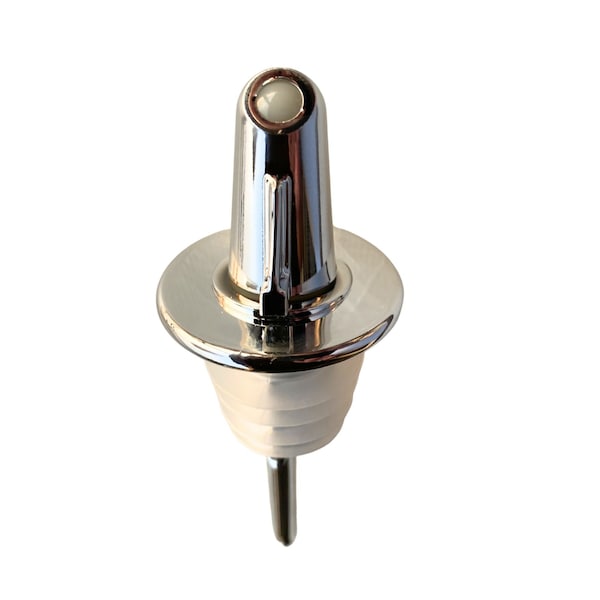 Pouro Wine and Spirits Bottle Pourer Twist to Open and Pour, Twist to Close and Store, Chrome, 2PK 1161 - main